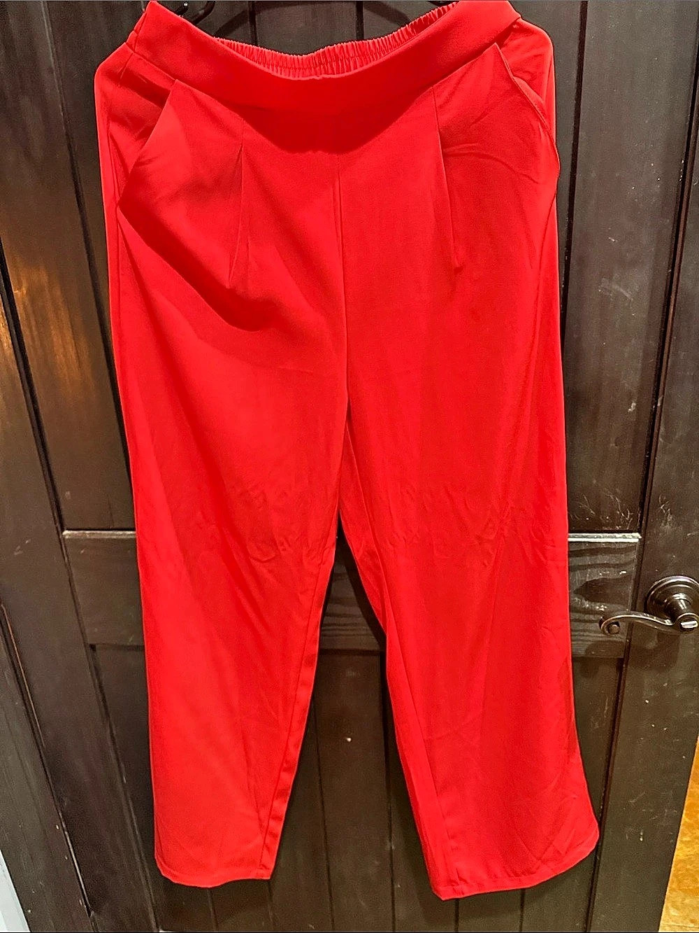 Red Track Pants
